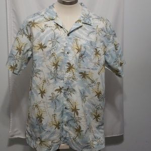 COLUMBIA Light Blue /White Palm Trees LG